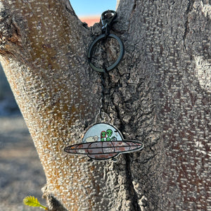 Rez UFO Keychain