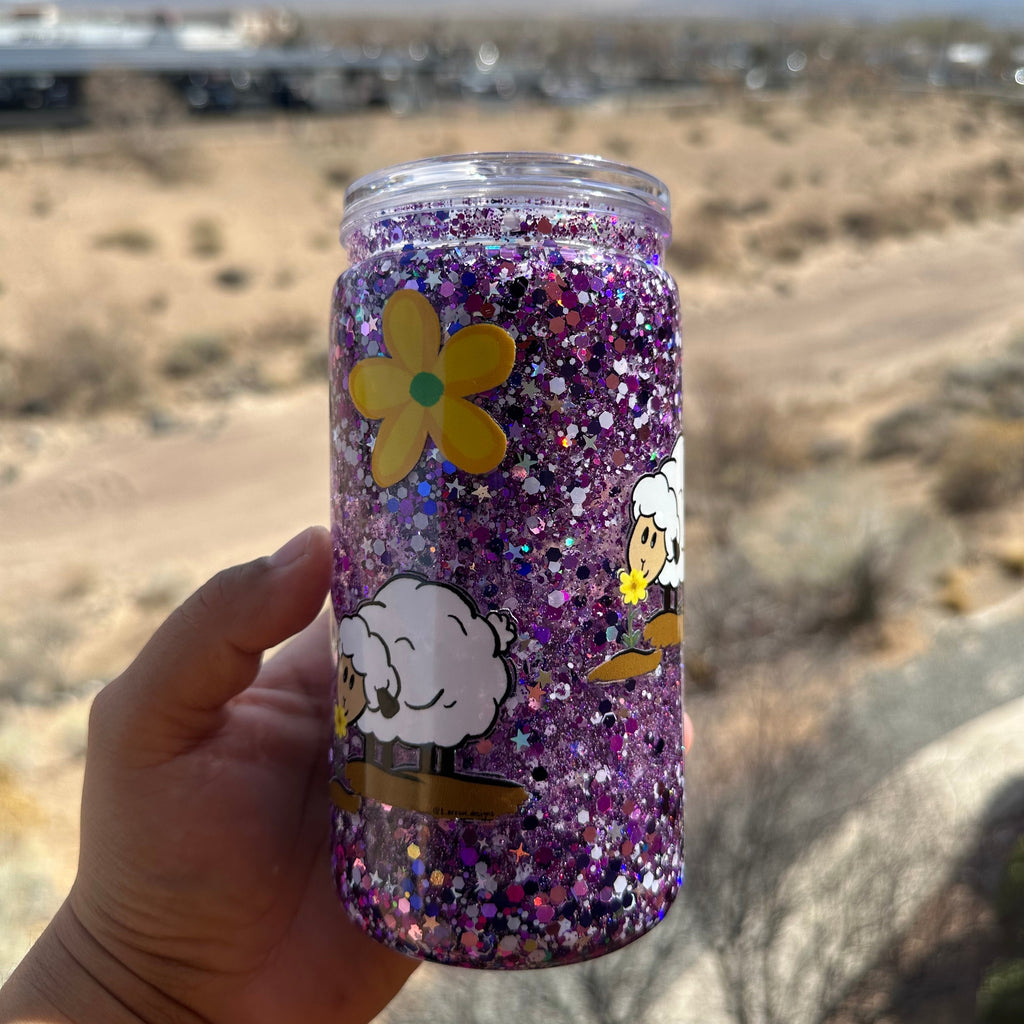 16oz Glitter Cup (Purple)